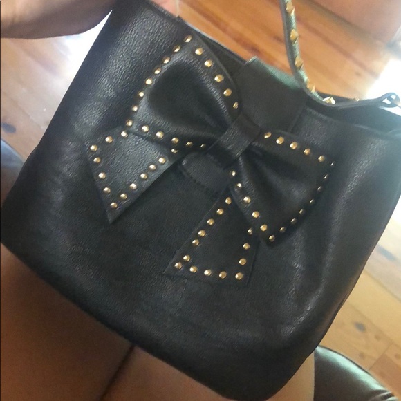 Black Betsey Johnson purse - Picture 1 of 5